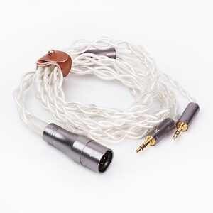 Linsoul HarmonicDyne Zeus Elite Wired Over-Ear Headphone, Flagship 50mm Suspension Diaphragm Open Back Headset, with 2 Custom IEM Cable for Audiophile Musician (Zeus Elite)