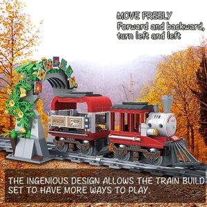 Winner Classic City Train Sets, [Collectible] Train Building Toys, 364Pcs City Train Set with Train Tracks, STEM Toys for Kids 6-12, [Real Detail Restore] Model Train for Train Lovers, Boys and Girls