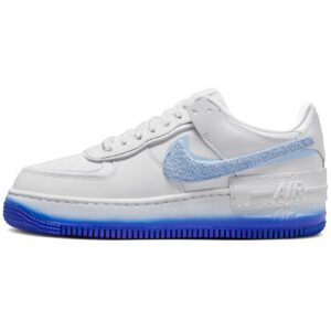 nike air force 1 shadow - womens racer blue/white size 6.0