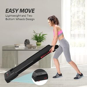 ACTWIND Walking Pad Under Desk Treadmill, Portable Walking Treadmills for Home, 2.25HP Electric Treadmill Walking Jogging Machine with Remote Control, 265 lbs Weight Capacity LED Display