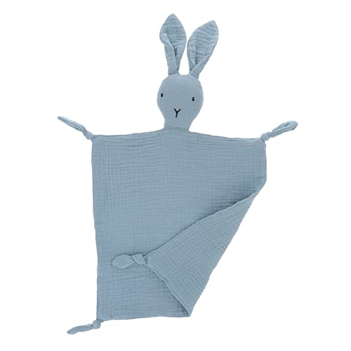 Plushes Pure Cotton Soothing Towel Baby Newborn Security Blankets for Cotton Baby Blankets Kids Blanket Cotton Blanket Muslin Animal Blanket Blue Baby Cotton Blanket Rabbit