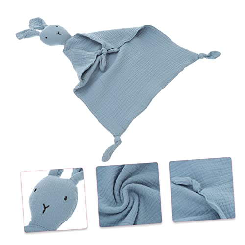 Plushes Pure Cotton Soothing Towel Baby Newborn Security Blankets for Cotton Baby Blankets Kids Blanket Cotton Blanket Muslin Animal Blanket Blue Baby Cotton Blanket Rabbit