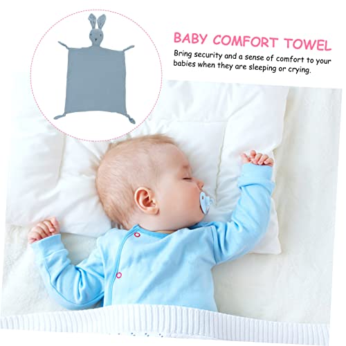 Plushes Pure Cotton Soothing Towel Baby Newborn Security Blankets for Cotton Baby Blankets Kids Blanket Cotton Blanket Muslin Animal Blanket Blue Baby Cotton Blanket Rabbit