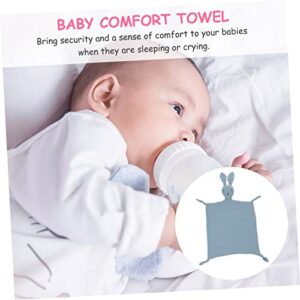 Plushes Pure Cotton Soothing Towel Baby Newborn Security Blankets for Cotton Baby Blankets Kids Blanket Cotton Blanket Muslin Animal Blanket Blue Baby Cotton Blanket Rabbit