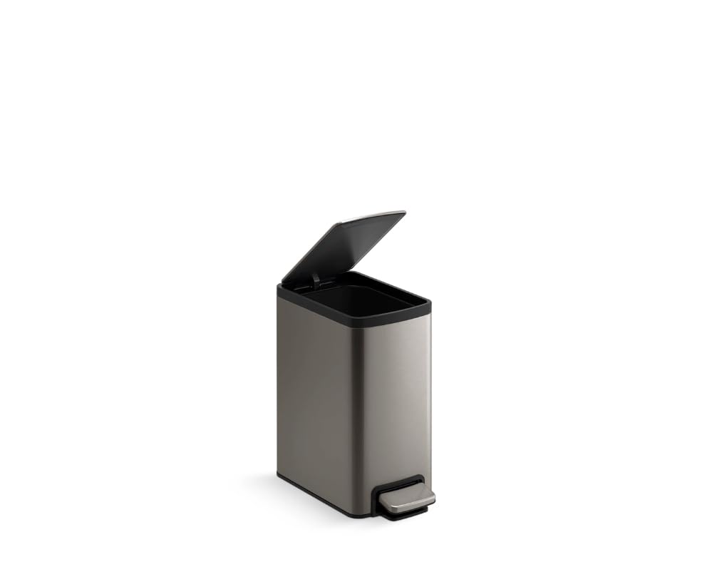 Kohler 2-Pack 6L Stainless Steel Step Trash Bin