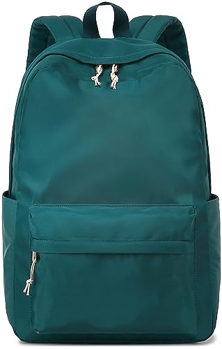 School Backpack for Teen Girls Women Laptop Backpack College Bookbags Middle School Travel Work Commuter Back Pack(Dark green)