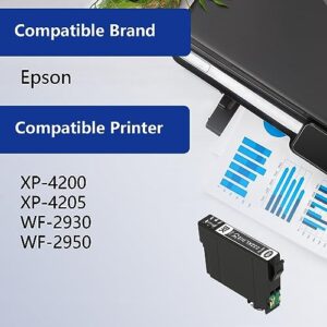 T232XL Ink Cartridge Remanufactured T232 232 High Capacity Ink Cartridge Replacement for Epson Expression Home XP-4200 XP-4205 Workforce WF-2930 WF-2950 Printer. (Black)