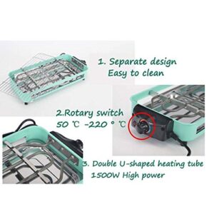 CZDYUF Portable Smoke Free Electric Grill Home Barbecue Electric Grill Outdoor Camping Picnic Burner Charcoal Camping Barbecue Oven