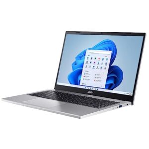 Acer 2023 Newest Aspire 3 Laptop, 15.6 Inch FHD Touchscreen Display, AMD Ryzen 5 7520U Processor, 16GB DDR5 RAM, 512GB SSD, AMD Radeon Graphics, Bluetooth, WiFi 6, Windows 11 Home, Silver