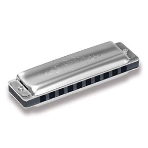 waazvxs diatonic harmonica 10 holes 20 note harp key of c aluminum comb stainless reeds musical instruments (color : key c)