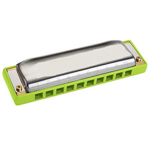 WAAZVXS Harmonica 10 Holes 20 Reeds Diatonic Harmonica Mouth Organ Instrumento Key C Musical Instruments Blues Harp (Color : Rocket AMP Key D)