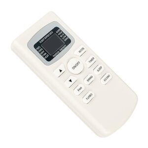ALLIMITY GYKQ-34 Replaced Remote Control Fit for Soleus TM-PAC-08E3 Air Conditioner and Black Decker BPACT10WT BPACT12WT Room Air Conditioner