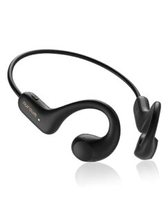 nuroum ow10 open ear air conduction headphone, 5.3 bluetooth earphone with 2 ai noise suppression mems mics, ipx6 waterproof ,10h playtime,sports headphone for hiking running cycling