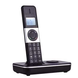 mewmewcat cordless phone,digital cordless phone telephone with lcd display caller id hands-free calls conference call 16 languages support 5 handsets connection for office business home family