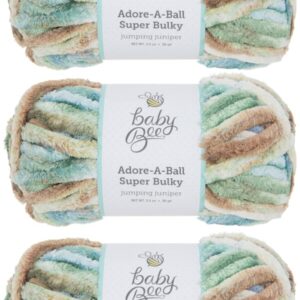 Hobby Lobby Jumping Juniper Baby Bee Adore-A-Ball Super Bulky Yarn- Set of 3