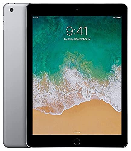 Apple 2017 iPad (9.7-inch, Wi-Fi, 32GB) - Space Gray (Renewed Premium)