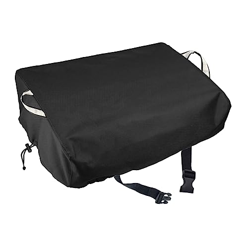 17 inch Griddle Cover for Blackstone - 600D with Hood Blackstone Grill Cover Handles Waterproof UV-Proof Windproof Drastring for BBQ Outdoors,Black