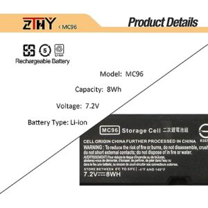 ZTHY MC96 Battery Replacement for HP Smart Array P840AR P440AR P840 P440 Raid Controller Smart Storage Series MC96G9 750450-001 786761-001 815983-001 727260-002 871264-001 878643-001 7.2V 8Wh 1100mAh