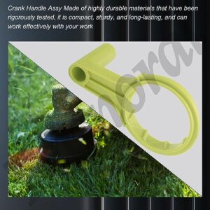 Fennoral 312283001 String Trimmer Handle/Crank Handle Assy Compatible with RYOBI P2009, RY252CS, RY253SS, RY254BC, RY25CSEMC, RY4CCS, RY4CSS, RYSST44, RYSST44VNM