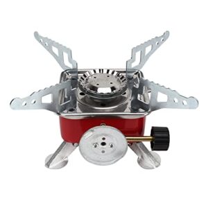 2800w camping stove electronic ignition backpacking stove portable butane gas stove with storage bag durable reliable for outdoor picnic barbecue