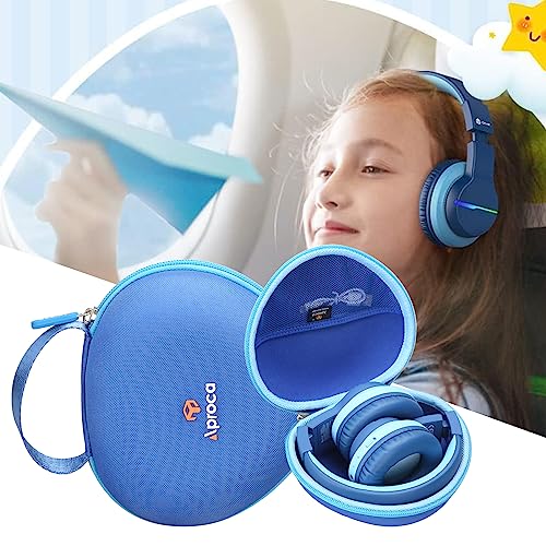 Aproca Blue Hard Storage Case, for iClever BTH12 Kids Bluetooth Headphones