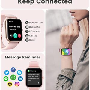 2023 Newest 1.83" Smart Watch for Womens,Answer/Make Calls Fitness Tracker with Heart Rate Sleep Monitor,Step Counter,21 Sports Modes,Activity Trackers Waterproof Smart Watch for Android iOS iPhones