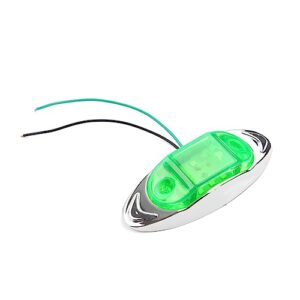 FSFY Car Auto LED Width Indicator Light Side Marker Lamp Brake Warning Bulbs for Truck Trailer,Green