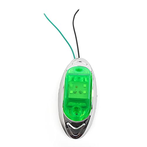 FSFY Car Auto LED Width Indicator Light Side Marker Lamp Brake Warning Bulbs for Truck Trailer,Green