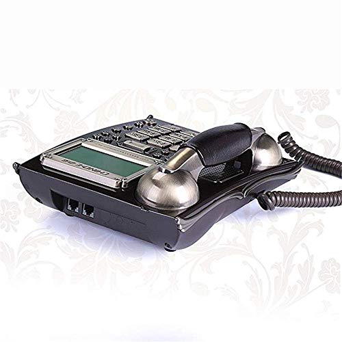 Landline Phone for Home Antique Retro Landline Phones for Home Corded Business Office Hh-end Fixed Telephone Size: 21.4x17.6x8.8cm Creative Retro Telephones