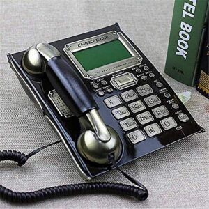 Landline Phone for Home Antique Retro Landline Phones for Home Corded Business Office Hh-end Fixed Telephone Size: 21.4x17.6x8.8cm Creative Retro Telephones