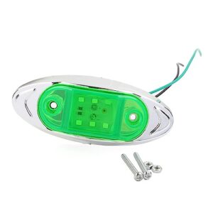 GZYF LIRU LED Width Indicator Light Side Marker Lamp Brake Warning Bulbs for Truck Trailer,Green