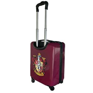 Harry Potter Luggage Carry On Hardshell Rolling Luggage Suitcase Travel Bag Gifts Merchandise Travel Stuff - Gryffindor