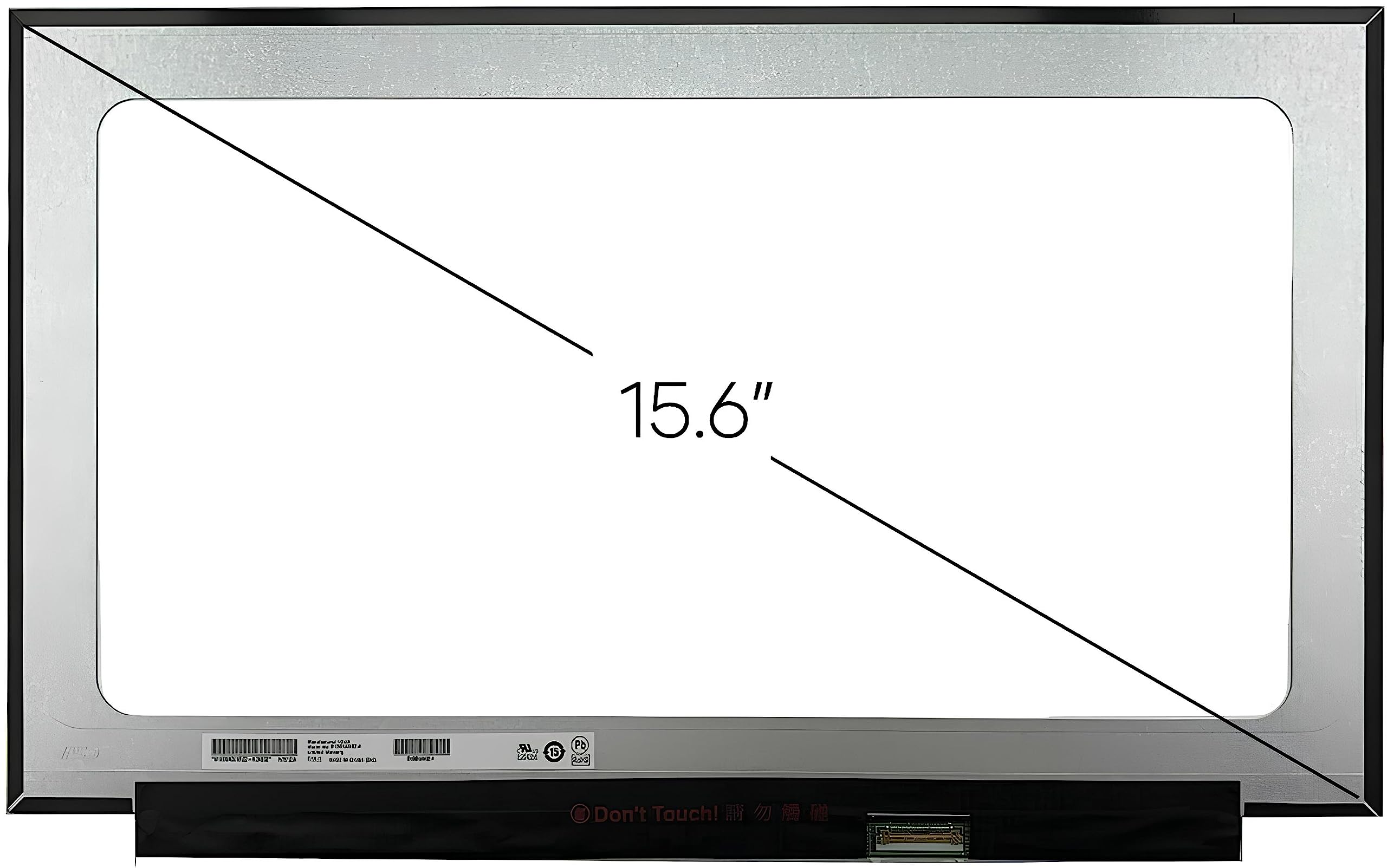 LIONX Screen Slim Replacement for Aspire - 5 A515-43-R19L 15.6 - Non-Touch IPS FHD Full-HD 1080P WUXGA Slim LED Screen LCD Screen Display 15.6 FHD IPS