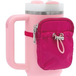 Stanny Pack | Water Bottle Pouch | Accessories Bag for Stanley Cup Tumbler, Hydro Flask, YETI, Owala, Simple Modern, HydroFlask Bottles | Compatible with 18oz, 20oz, 24oz, 32oz, 40oz (Berry Pink)