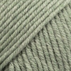 superwash 100% merino wool yarn for knitting and crocheting, 3 or light, dk, leight worsted weight, drops merino extra fine, 1.8 oz 115 yards per ball (47 sage green)