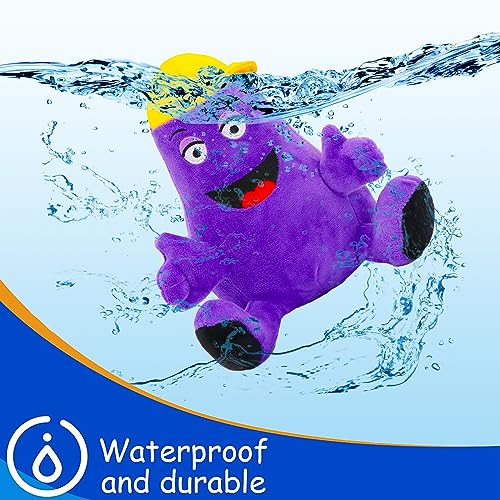 SAJISP Grimace Plush Toy Stuffed Animal Purple M Plushie Doll Toys Gift for Kids Children Grimace Plush 8inch Fans Gift Cute & Soft Stuffed Figure Doll for Kids and Adults