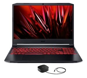 acer nitro 5 an515-57 gaming & business laptop (intel i7-11800h 8-core, 16gb ram, 2tb pcie ssd, geforce rtx 3050 ti, 15.6" 144hz full hd (1920x1080), wifi, win 11 pro) with g5 essential dock