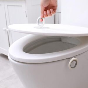 Toilet Lid Lifter Toilet Seat Handle Lid Lifter Handle Toilet Seat Lifter Handle Toilet Lid Cover Toilet Lid Lifting Device Toilets for Bathrooms Toilet Lid Carrying Handle Set(clear)