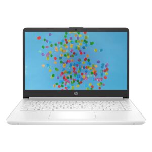 hp laptop, newest 14" ultral light laptop for students and business, intel celeron n4120, 16gb ram, 192gb storage(64gb emmc+128gb micro sd), wifi, bluetooth, hdmi, webcam, usb-a&c, win11 s-white