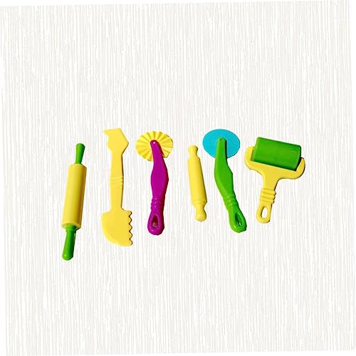 TOYANDONA 6 Pcs Modelling Clay Kids Playset Kids Tool Kit Plasticine Tools Plasticine Mould Set DIY Dough Tools Air Dry Accessories Extrusion Machine Suite Preschool Stencils for Kids