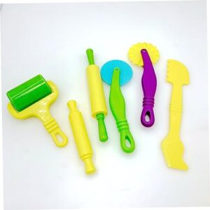 TOYANDONA 6 Pcs Modelling Clay Kids Playset Kids Tool Kit Plasticine Tools Plasticine Mould Set DIY Dough Tools Air Dry Accessories Extrusion Machine Suite Preschool Stencils for Kids