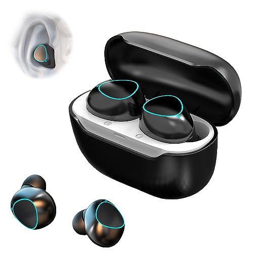 Hybrid Active Noise Cancelling Wireless Earbuds, in Ear Headphones IPX7Waterproof Bluetooth 5.3 Stereo Earphones, Immersive Sound Premium Deep Bass Headset Pro