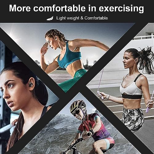 Hybrid Active Noise Cancelling Wireless Earbuds, in Ear Headphones IPX7Waterproof Bluetooth 5.3 Stereo Earphones, Immersive Sound Premium Deep Bass Headset Pro