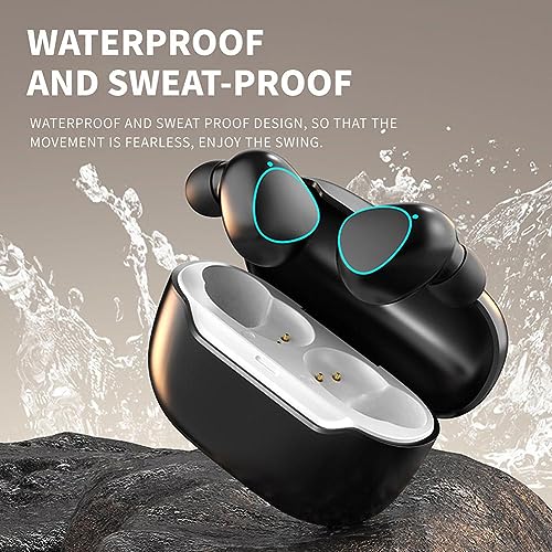 Hybrid Active Noise Cancelling Wireless Earbuds, in Ear Headphones IPX7Waterproof Bluetooth 5.3 Stereo Earphones, Immersive Sound Premium Deep Bass Headset Pro