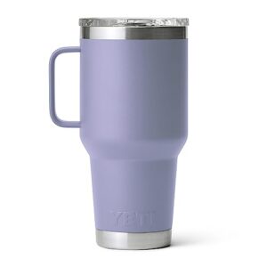 YETI Rambler 30 oz Travel Mug, Stainless Steel, Vacuum Insulated with Stronghold Lid, Cosmic Lilac