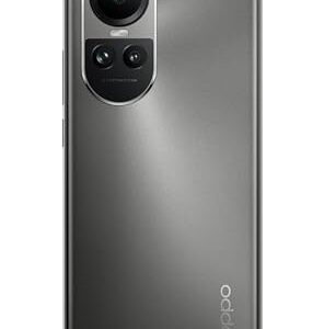 OPPO Reno10 Dual-SIM 256GB ROM + 8GB RAM (Only GSM | No CDMA) Factory Unlocked 5G Smartphone (Silvery Grey) - International Version