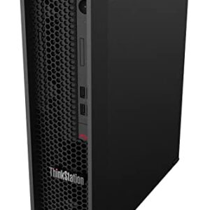 Lenovo ThinkStation P340 SFF Home & Business Desktop (Intel i7-10700 8-Core, 64GB RAM, 4TB SATA SSD, Intel UHD 630, USB 3.2, Display Port, SD Card, Black, Win 11 Pro) Refurbished (Renewed)