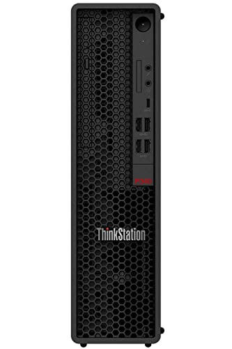 Lenovo ThinkStation P340 SFF Home & Business Desktop (Intel i7-10700 8-Core, 32GB RAM, 128GB PCIe SSD + 2TB HDD (3.5), Intel UHD 630, USB 3.2, Display Port, Win 10 Pro) Refurbished (Renewed)