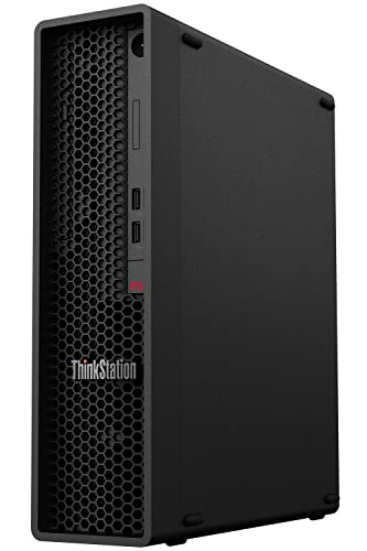 Lenovo ThinkStation P340 SFF Home & Business Desktop (Intel i7-10700 8-Core, 32GB RAM, 128GB PCIe SSD + 2TB HDD (3.5), Intel UHD 630, USB 3.2, Display Port, Win 10 Pro) Refurbished (Renewed)