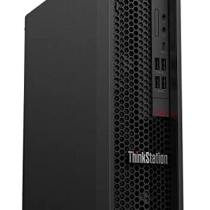 Lenovo ThinkStation P340 SFF Home & Business Desktop (Intel i7-10700 8-Core, 64GB RAM, 512GB SATA SSD, Intel UHD 630, USB 3.2, Display Port, SD Card, Black, Win 11 Pro) Refurbished (Renewed)